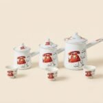 Momaz Enamel Coffee Warmer Set