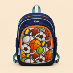 Pronto Multisport School Backpack – Navy Blue, 14 Inch