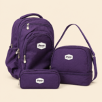 Pronto 18-Inch 3-Piece School Backpack Set – Purple