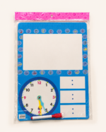 Kids Educational Learning Board with Alphabet, Clock & Writing Board - Image 3