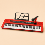 Electronic Keyboard Piano with Microphone & Music Stand - Image 2