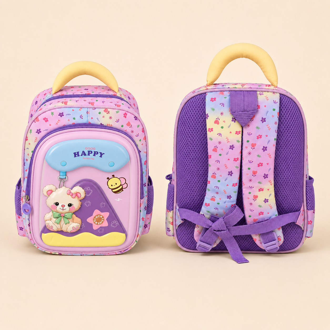 ChatGPT Image Aug 1, 2026, 10_36_21 AM Kids 3D Relief Cartoon School Backpack Collection'13.5' - Image 1