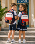 Kids Joyful House Design School Backpack '13' - Image 2