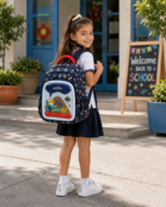 Kids 3D Relief Cartoon School Backpack Collection'13.5' - Image 5
