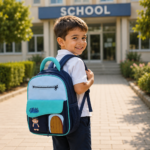 Kids Joyful House Design School Backpack '13' - Image 4