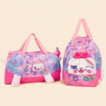 Kids Cute Plush Kitty Travel Duffel Bag