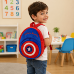 Character Plush Toddler Backpack (Captain America / Spider-Man / Minnie Mouse) - Image 5