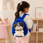 Sanrio Kuromi Plush Mini Backpack - Blue - Image 2