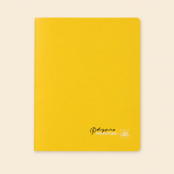Polypro Monotone Polypropylene Cover Notebook – Water-Resistant Flexible Cover-48 sheets