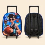 Kids Basketball Print 2-in-1 Trolley Backpack '13'
