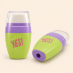 2-in-1 Pencil Sharpener & Eraser with Container - Image 2