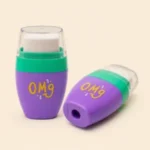 2-in-1 Pencil Sharpener & Eraser with Container
