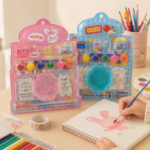 Kids Milk Tea Bunny Painting & Stationery Set - Image 2