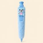 Cute Fuzzy Bear Retractable Pen - Image 3