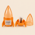 Bear Rocket Shape 2-in-1 Pencil Sharpener and Eraser