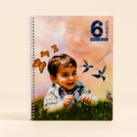 6-Subject Spiral Notebook 160 sheets دفتر كارو