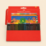 Faber-Castell Wax Crayons – 24 Pieces - Image 2