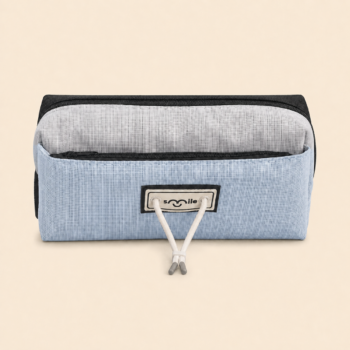 Smile Double-Layer Zipper Pencil Case