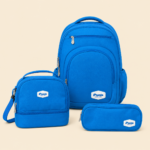 Pronto 18-Inch 3-Piece School Backpack Set – Blue