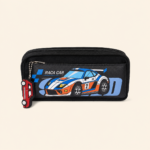 Trust RACA CAR Fabric Pencil Case with 2 Zippers