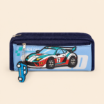 Trust RACA CAR Fabric Pencil Case with 2 Zippers