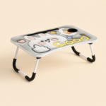RAINBEAN Foldable Laptop Bed Desk with Cup Holder and Tablet Slot – Rabbit Design
