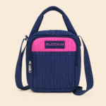 Platinum 18.5-Inch Three-Piece School Backpack Set – Navy Blue and Pink - Image 5