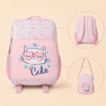 Pronto Cute Cat 2-in-1 Backpack and Shoulder Bag