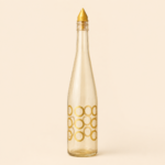 Glass Oil Bottle with Gold Stopper 750 ml