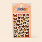 3D Butterfly Puffy Foam Stickers Sheet for Kids & Crafts