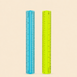 Transparent Plastic Ruler with Raised Grip – 30 cm