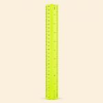 Transparent Plastic Ruler with Raised Grip – 30 cm - Image 2