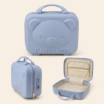 Rilakkuma Hardshell Mini Suitcase Cosmetic Case with Combination Lock