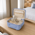 Rilakkuma Hardshell Mini Suitcase Cosmetic Case with Combination Lock - Image 2