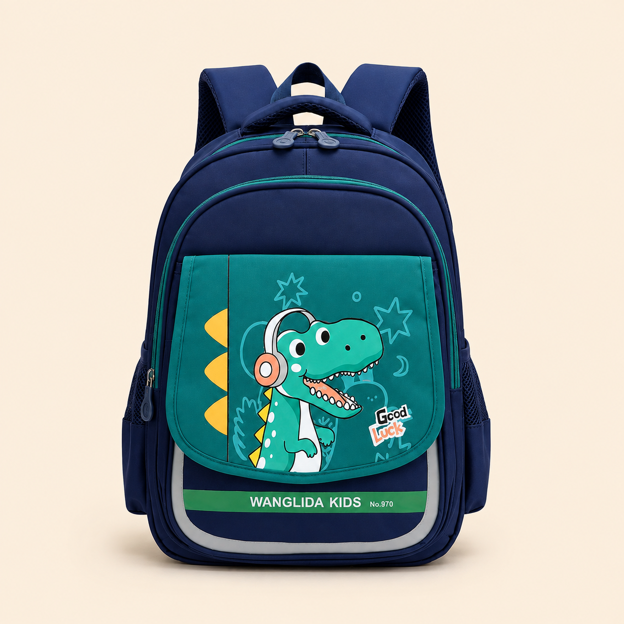 ChatGPT Image Aug 6, 2026, 09_52_27 AM Wanglida Kids Dinosaur Headphones Backpack'16' - Image 1