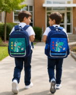 Wanglida Kids Dinosaur Headphones Backpack'16' - Image 3