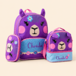 3-Piece Kids School Backpack Set with Lunch Bag & Pencil Case'16' - Image 4