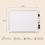 Portable Magnetic Whiteboard with Aluminum Frame - Image 3