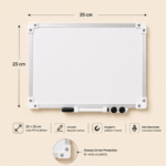 Portable Magnetic Whiteboard with Aluminum Frame - Image 4
