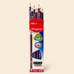Maped Black'Peps Recycled HB #2 Graphite Pencils - Image 3
