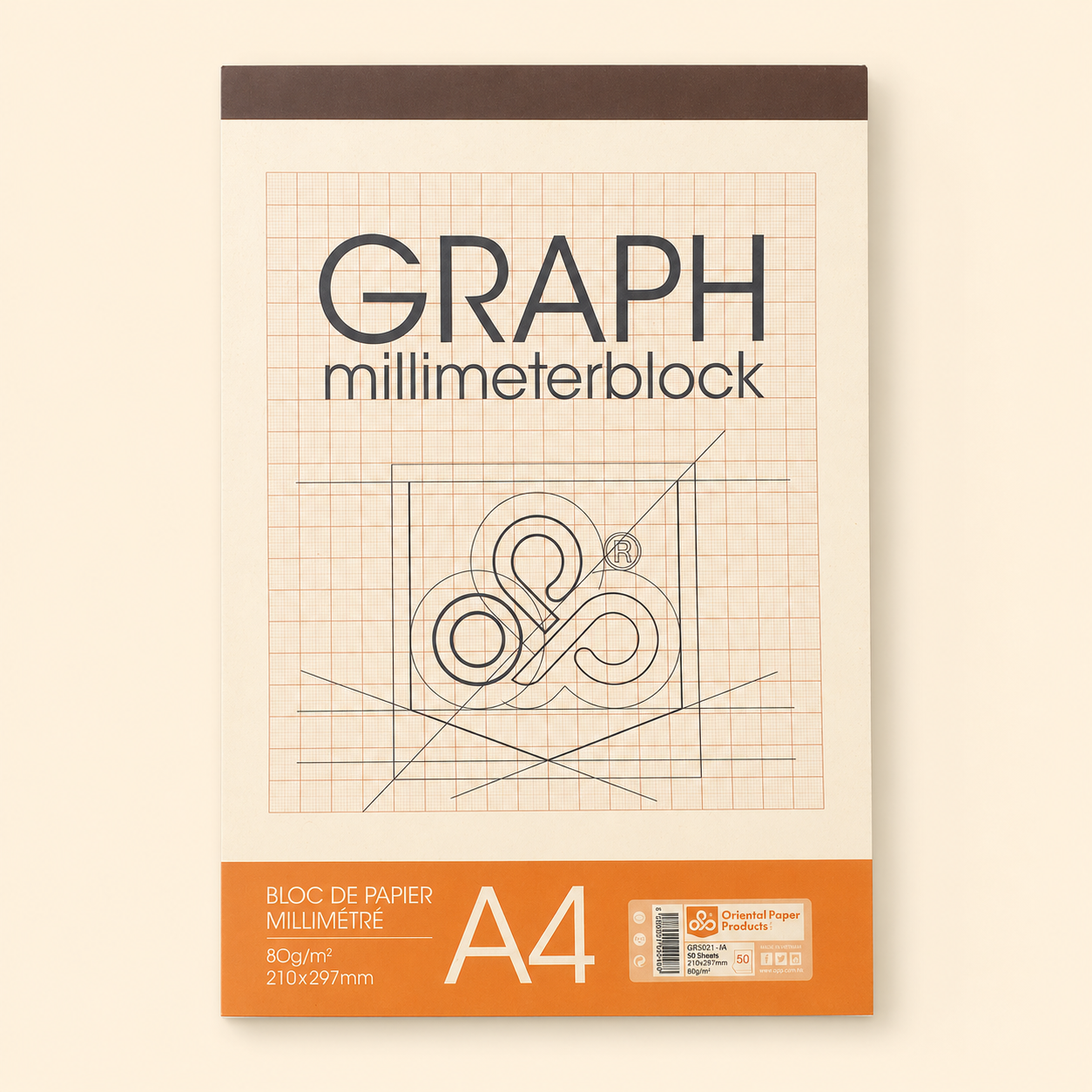 ChatGPT Image Aug 7, 2026, 04_24_18 PM Oriental Paper A4 Graph Millimeter Pad - Image 1