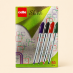 Cello Sleek 1.0mm Ballpoint Pen Box of 50