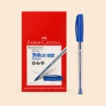 Faber-Castell Trilux 032 Medium Ballpoint Pen Display Box of 50 (Blue-red-green)