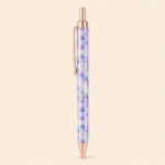 Mermaid Scales Pen: Gold Hardware, Retractable Ballpoint Pen - Image 4
