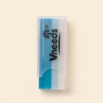 Vneeds Tricolor Soft Rubber Eraser with Plastic Protective Sleeve - Image 2