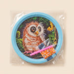 DIY Round Frame Diamond Painting Kit for Kids - Image 4