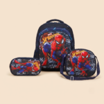 Cartoon 3-Piece School Backpack Set
