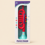 Music Maker Kids Toy Trumpet – Red and Turquoise