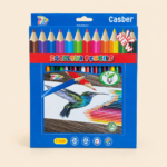 Casper 24 Colour Pencils – 7 Inch - Image 2