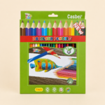 Casper 24 Colour Pencils – 7 Inch